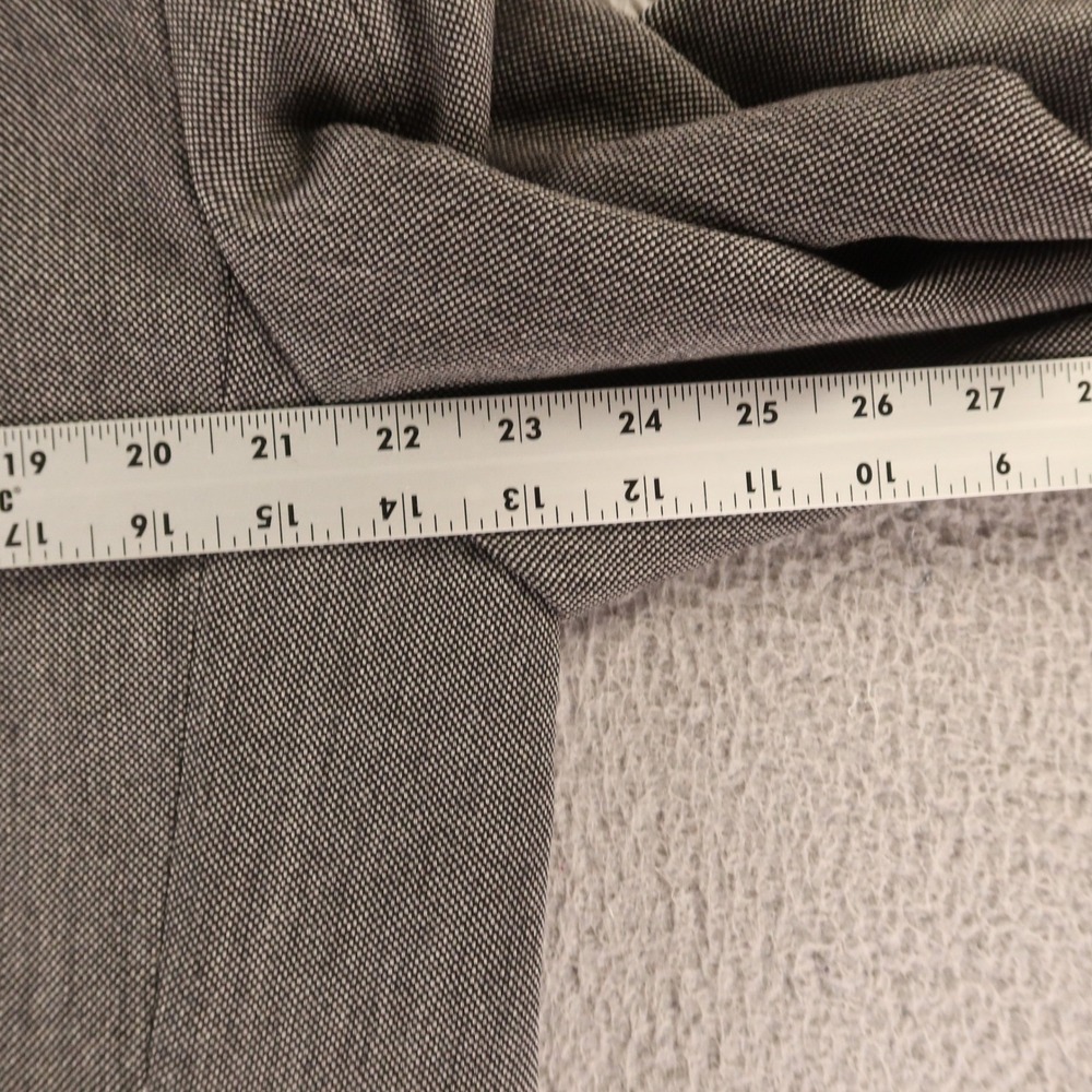 Corneliani Suit L 44R Gray Birdseye Check 100% Wool Made in Italy Pleated 36x30 - Picture 11 of 16